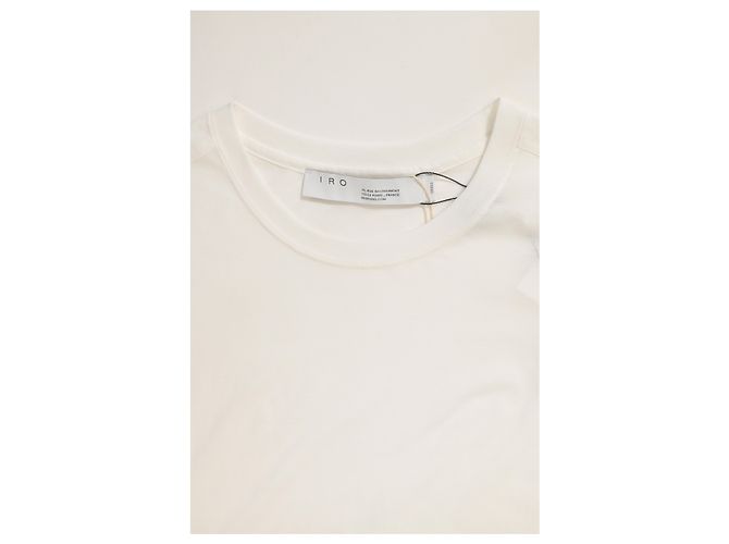 Top de jersey blanco con encaje de Iro Crudo - vista 9