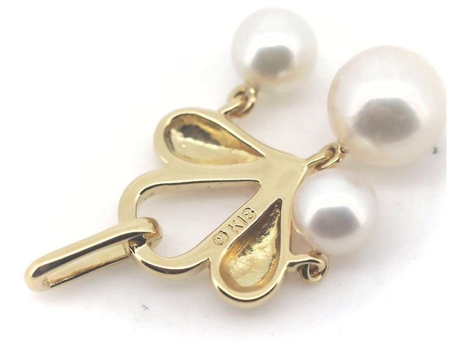 Mikimoto Perlenanhänger Au750 Golden - Ansicht 3