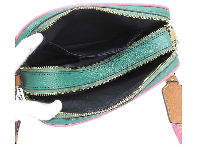 Borsa a spalla in pelle Coach F72704 Multicolore - vista 3