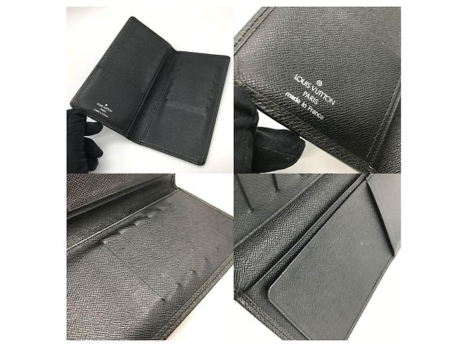 Cartera larga Taiga Louis Vuitton M30394 Negro - vista 4