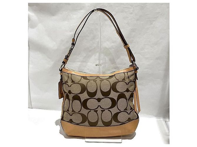 Autre Marque Coach Signature Canvas Leather Shoulder Bag F19727 - view 2