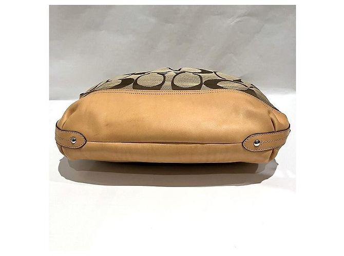 Autre Marque Coach Signature Canvas Leather Shoulder Bag F19727 - view 3