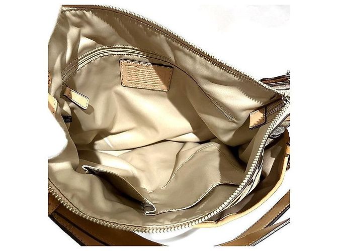 Autre Marque Coach Signature Canvas Leather Shoulder Bag F19727 - view 5
