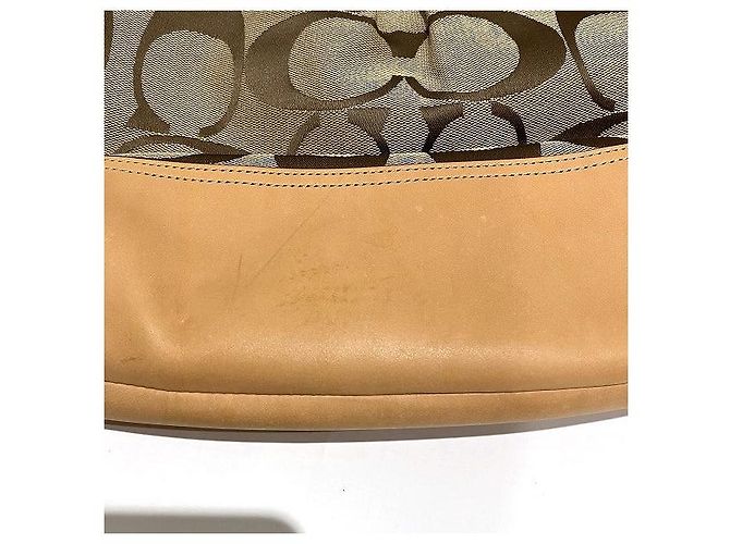 Autre Marque Coach Signature Canvas Leather Shoulder Bag F19727 - view 6
