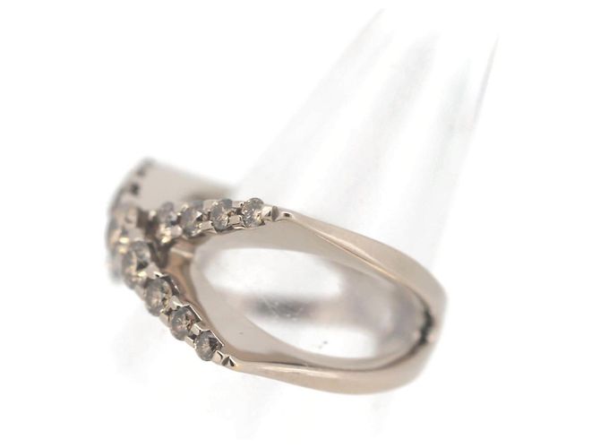 Autre Marque Kashikey Naked Au750 Diamantring Braun - Ansicht 3