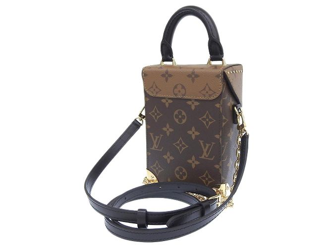 Borsa a spalla Camera Box Monogram Reverse Louis Vuitton M82465 Marrone - vista 2