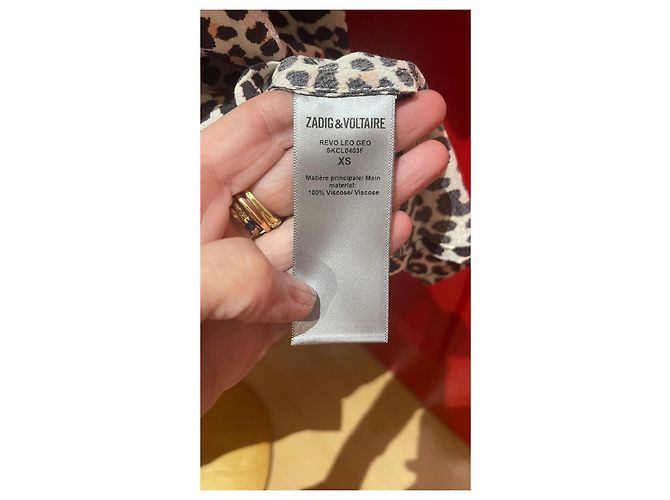 Vestido Zadig & Voltaire com Estampa de Onça em Viscose Estampa de leopardo - vista 7