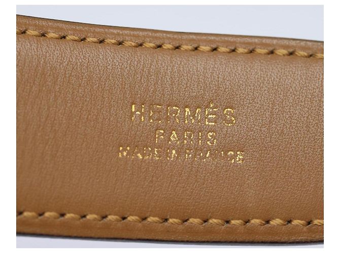 Hermès HERMES Kelly Gürtel Leder 33,9"" schwarz Auth 81121 - Ansicht 14