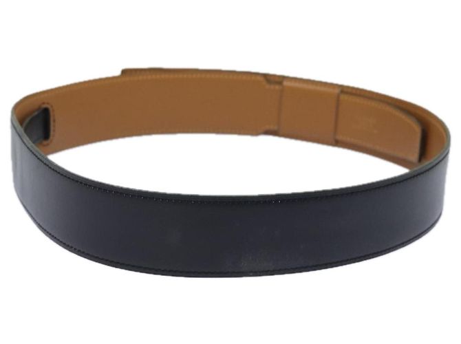 Hermès HERMES Kelly Gürtel Leder 33,9"" schwarz Auth 81121 - Ansicht 2
