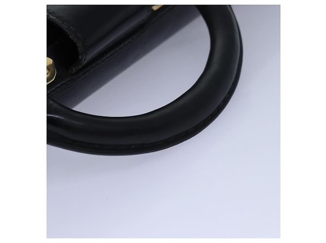 LOUIS VUITTON Epi Serviette Fermoir Borsa Business Nera M54352 LV Auth 80273 Nero - vista 7