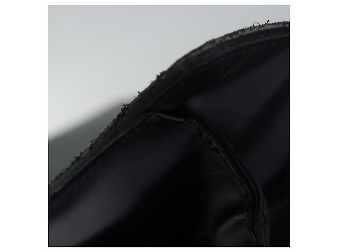 LOUIS VUITTON Epi Serviette Fermoir Borsa Business Nera M54352 LV Auth 80273 Nero - vista 9