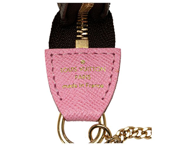 Mini Pochette Accessoires Handtasche Louis Vuitton Monogram Vivienne in Braun in Paris - Ansicht 6