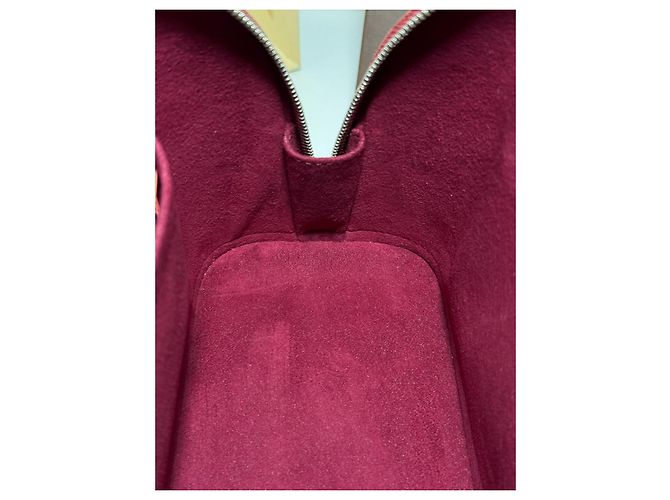 Borsa Louis Vuitton Alma BB Pelle Epi Rosa Fucsia Fuschia - vista 11
