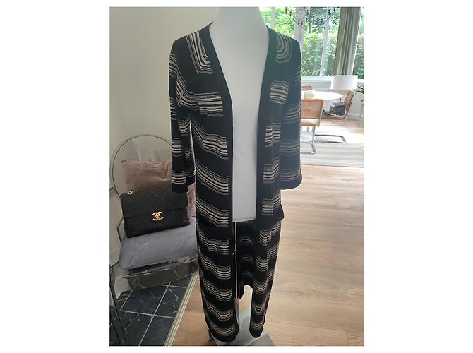 Chanel Kaschmirmantel Paris-Venice schwarz - Ansicht 2