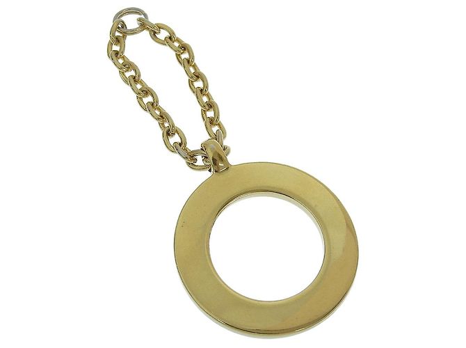 Céline Portachiavi con charm circolare logo Celine D'oro - vista 2