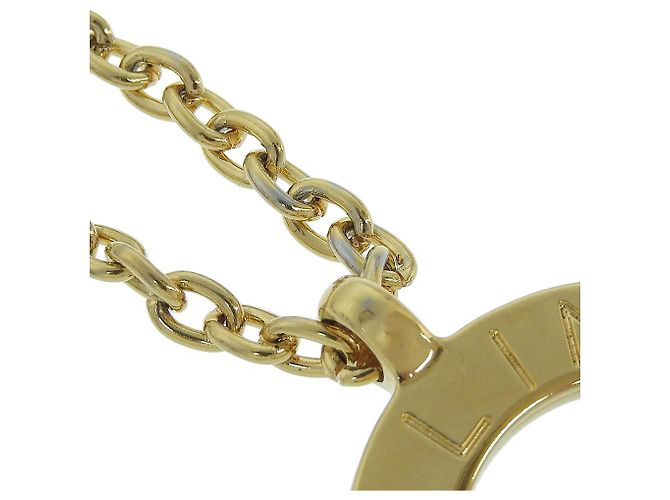 Céline Portachiavi con charm circolare logo Celine D'oro - vista 4
