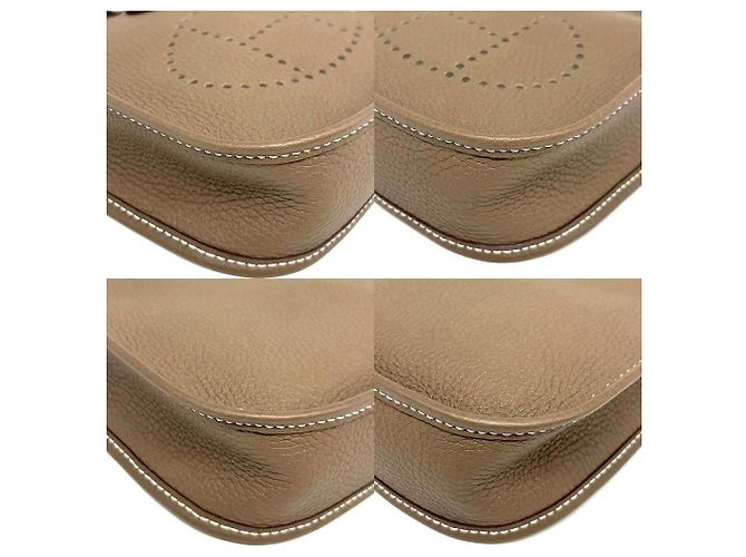 Hermès Borsa a tracolla Hermes Evelyne TPM Clemence Grigio - vista 4
