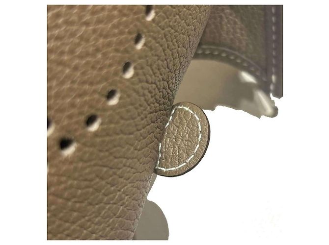 Hermès Borsa a tracolla Hermes Evelyne TPM Clemence Grigio - vista 6