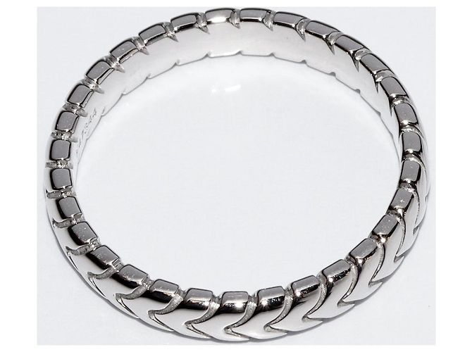 Autre Marque Anel de casamento Bvlgari Pt950 Spiga 349144 - vista 4