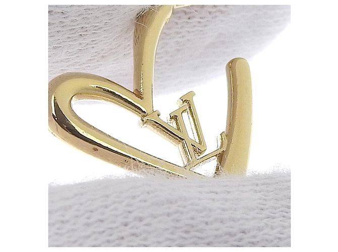 Orecchini a forma di cuore Louis Vuitton PM M00463 D'oro - vista 5