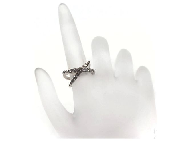 Autre Marque Kashikey Naked Au750 Diamantring Braun - Ansicht 5