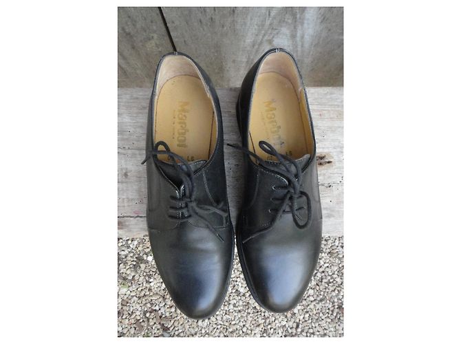 Autre Marque Derbies Marbot en cuir noir - vue 2