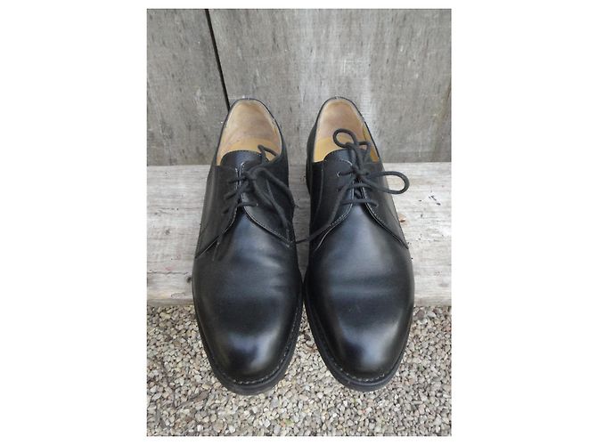 Autre Marque Derbies Marbot en cuir noir - vue 5