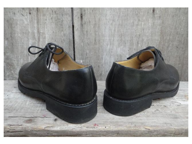 Autre Marque Derbies Marbot en cuir noir - vue 6