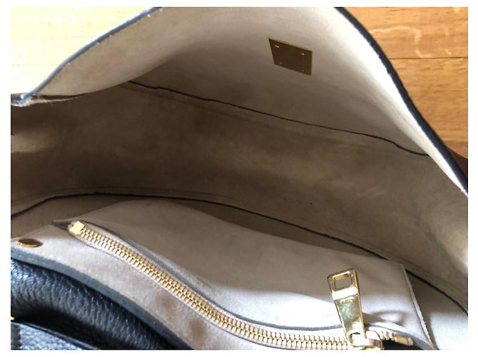 Borsa a spalla Chloé in pelle nera Nero - vista 7