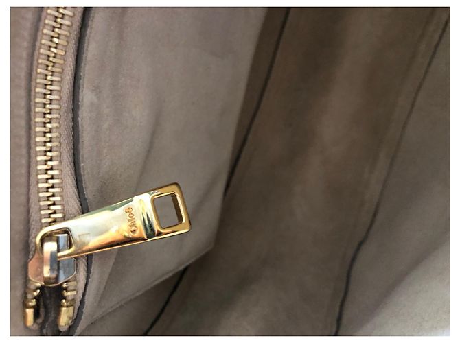 Borsa a spalla Chloé in pelle nera Nero - vista 8
