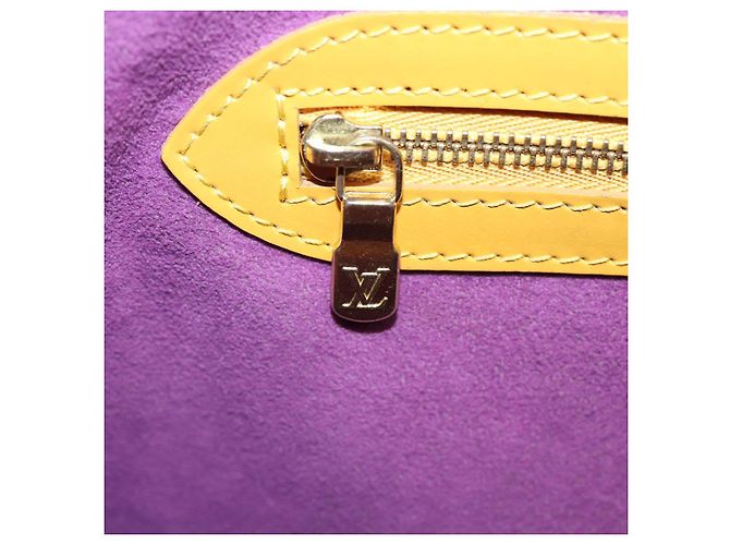 LOUIS VUITTON Borsa a Spalla Epi Lussac Gialla M52289 LV Auth 80263 Giallo - vista 18