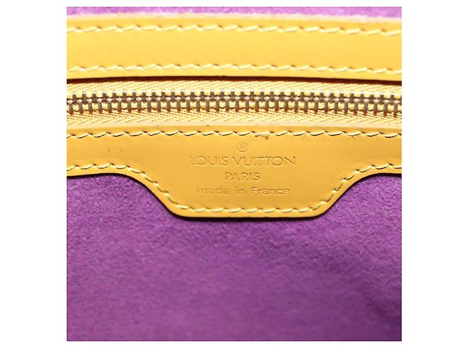 LOUIS VUITTON Borsa a Spalla Epi Lussac Gialla M52289 LV Auth 80263 Giallo - vista 19