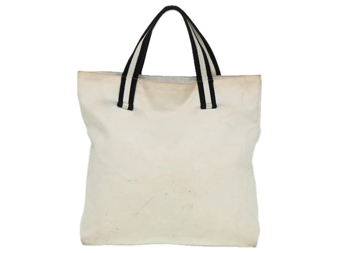GUCCI Tragetasche aus Canvas Weiß 123439 Auth 81105 - Ansicht 13