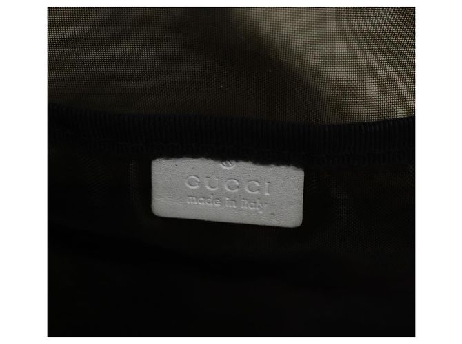 GUCCI Tragetasche aus Canvas Weiß 123439 Auth 81105 - Ansicht 18