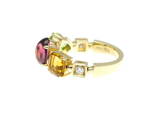 Bulgari Anello Bvlgari Allegra in oro giallo - vista 2