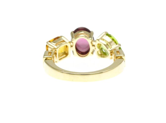 Bulgari Anello Bvlgari Allegra in oro giallo - vista 3
