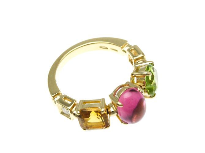 Bulgari Anello Bvlgari Allegra in oro giallo - vista 9