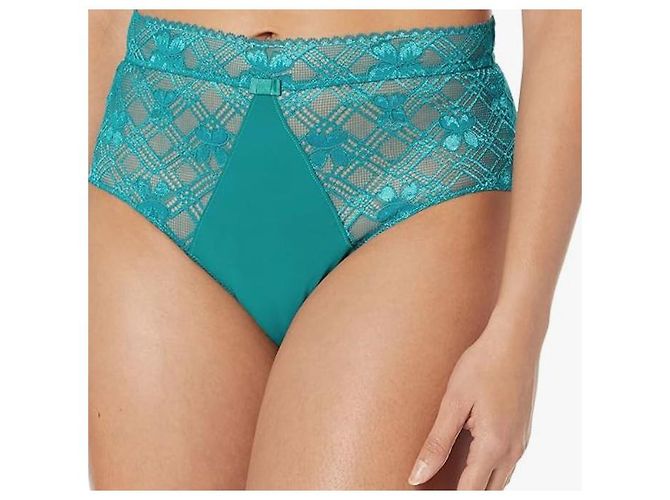 Autre Marque Conjunto de Sujetador Triangular y Braga de Cintura Alta Simone Pérèle Menta Verde - vista 7