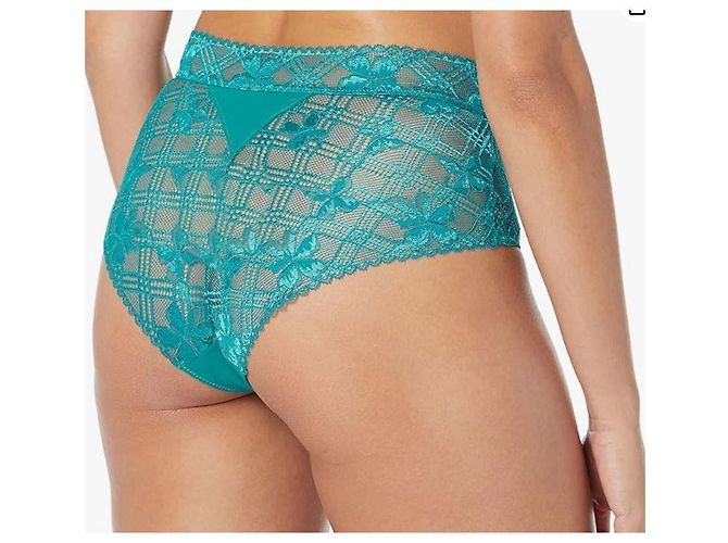 Autre Marque Conjunto de Sujetador Triangular y Braga de Cintura Alta Simone Pérèle Menta Verde - vista 8