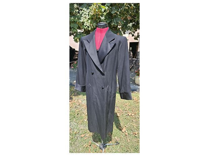 Abrigo de esmoquin Saint Laurent Rive Gauche Negro - vista 2