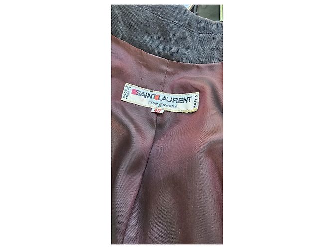 Abrigo de esmoquin Saint Laurent Rive Gauche Negro - vista 5