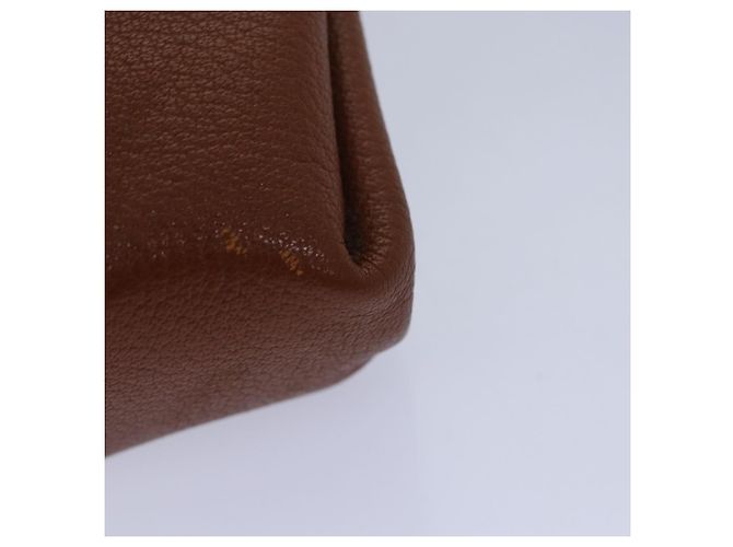 Hermès HERMES Pochette Vespa in Pelle Marrone Auth 80982 - vista 10