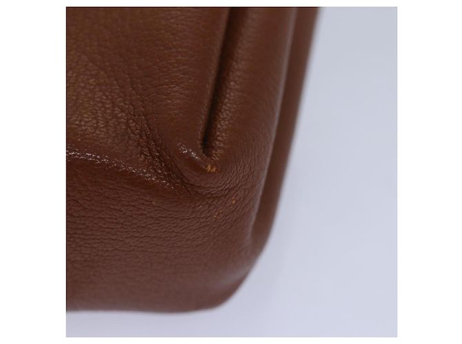 Hermès HERMES Pochette Vespa in Pelle Marrone Auth 80982 - vista 14