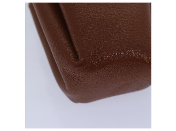 Hermès HERMES Pochette Vespa in Pelle Marrone Auth 80982 - vista 15
