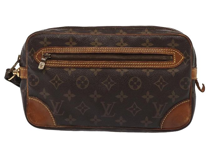 LOUIS VUITTON Monogram Marly Dragonne GM Clutch Bag M51825 LV Auth 81133 Monogramma - vista 13