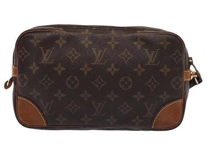 LOUIS VUITTON Monogram Marly Dragonne GM Clutch Bag M51825 LV Auth 81133 Monogramma - vista 2