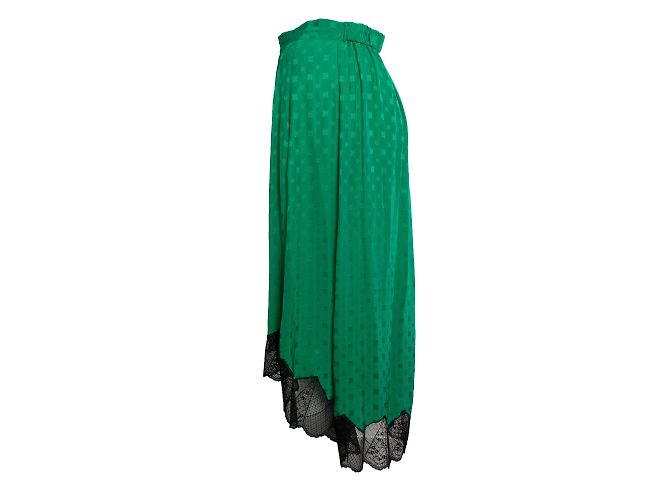Falda plisada deluxe Joslin Jac de Zadig & Voltaire Verde - vista 2