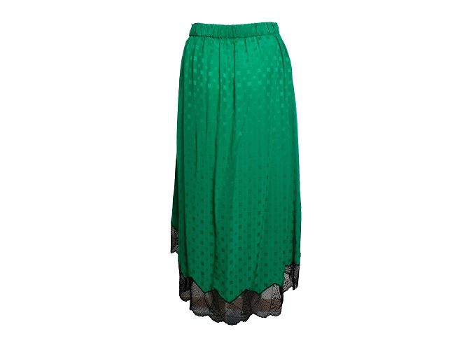 Falda plisada deluxe Joslin Jac de Zadig & Voltaire Verde - vista 3