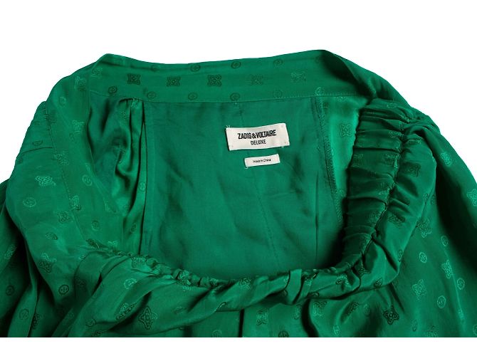 Falda plisada deluxe Joslin Jac de Zadig & Voltaire Verde - vista 5