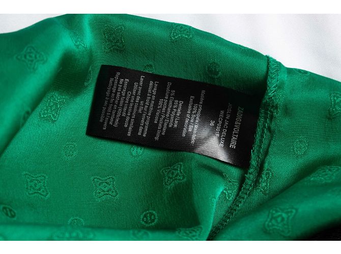 Falda plisada deluxe Joslin Jac de Zadig & Voltaire Verde - vista 6